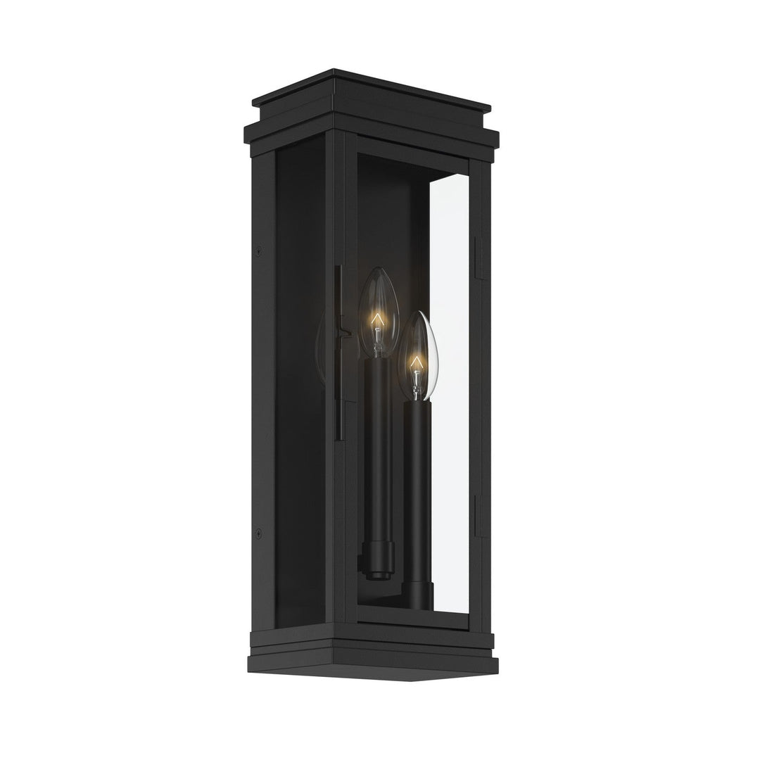 Lundon Three Light Outdoor Wall Mount in Black Kichler Canada