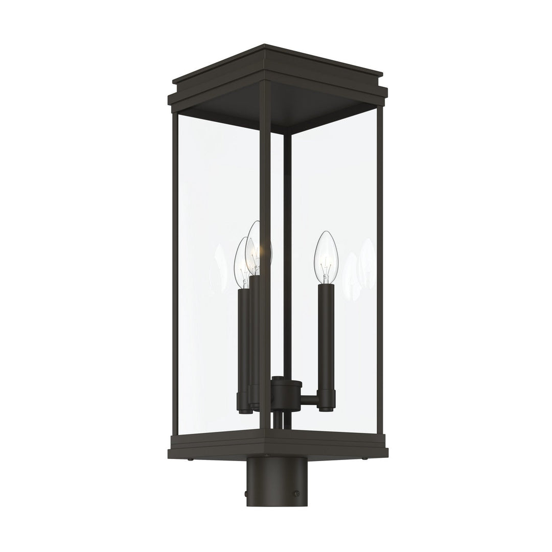 Kichler Canada - 59166OZ - Three Light Outdoor Post Lantern - Lundon - Olde Bronze