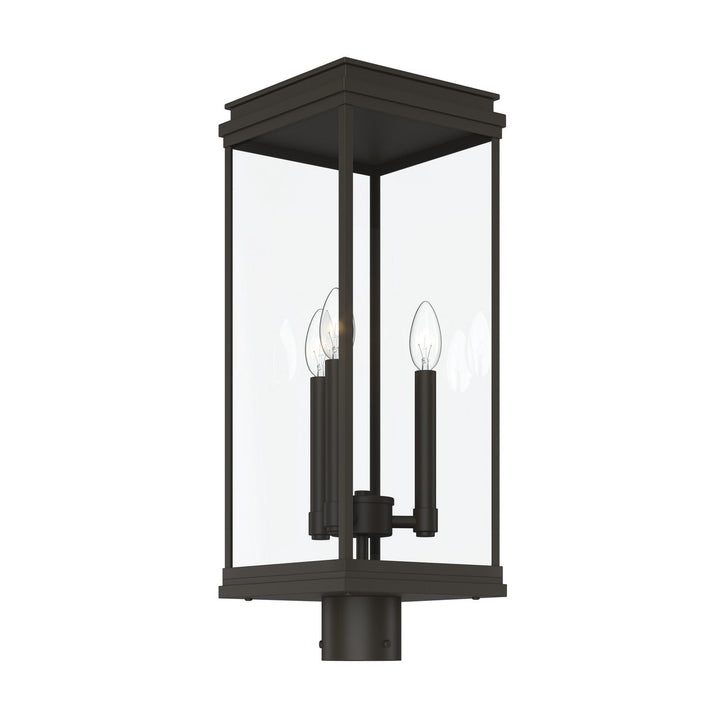 Kichler Canada - 59166OZ - Three Light Outdoor Post Lantern - Lundon - Olde Bronze
