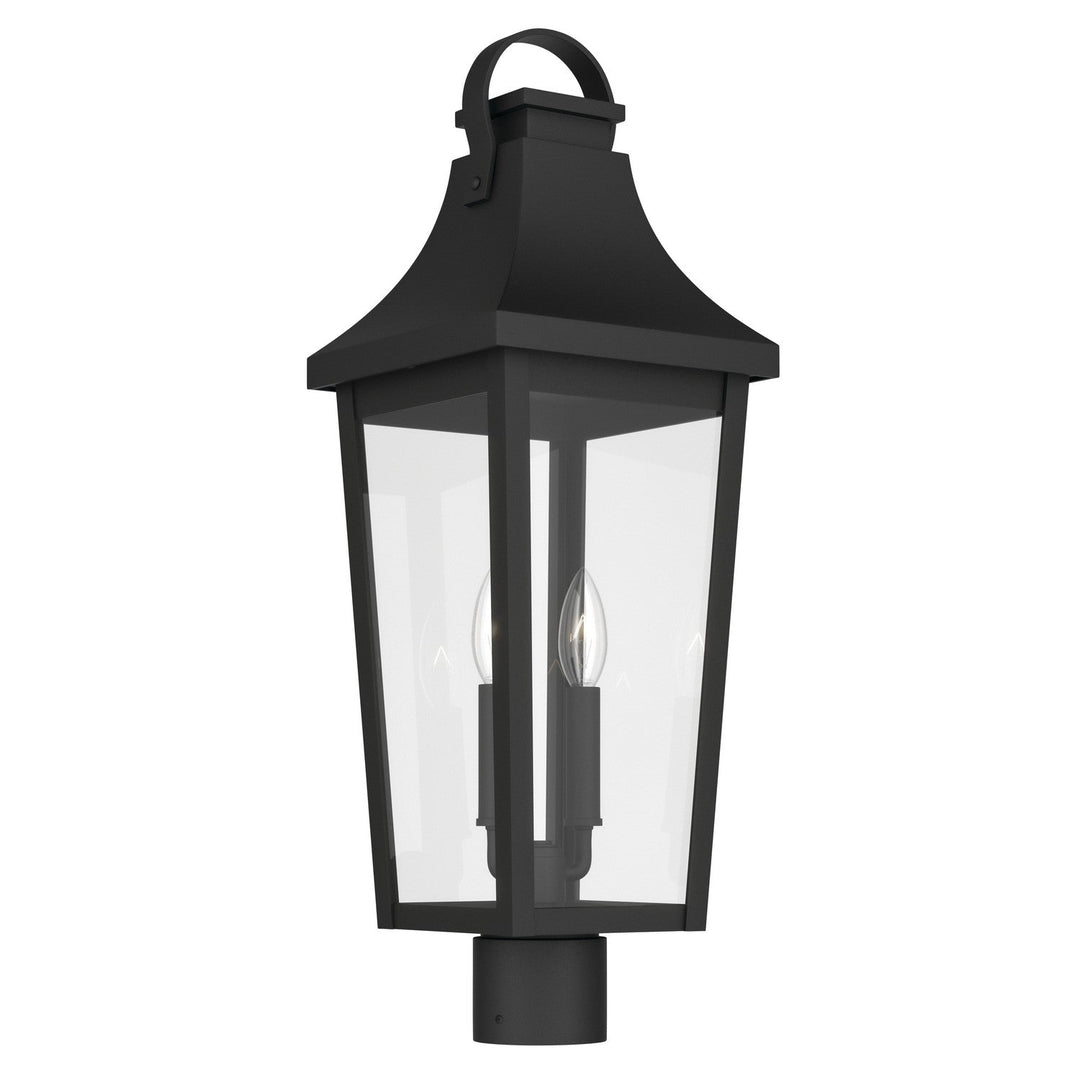 Kichler Canada - 59197BKT - Two Light Outdoor Post Lantern - Cleary - Textured Black