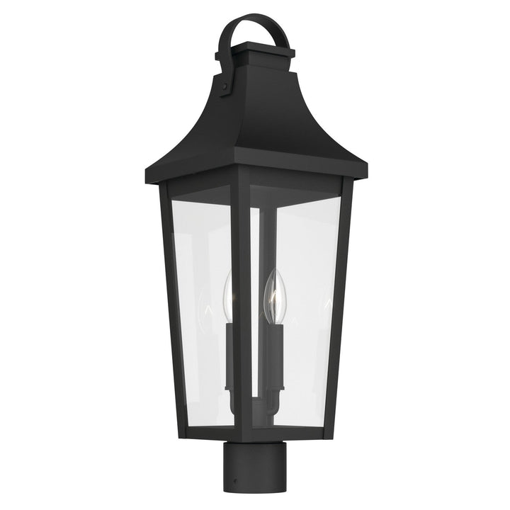 Kichler Canada - 59197BKT - Two Light Outdoor Post Lantern - Cleary - Textured Black