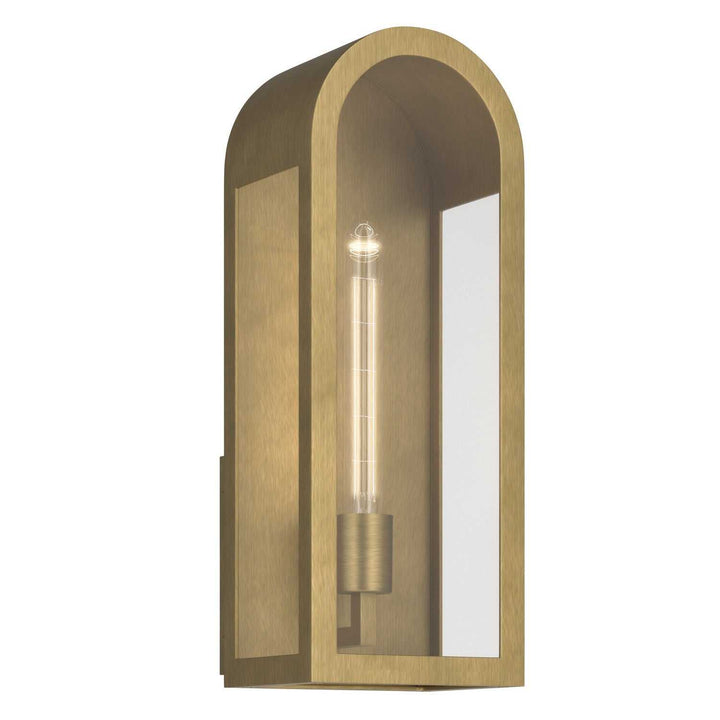 Kichler Canada - 59201NBR - One Light Outdoor Wall Mount - Marea - Natural Brass