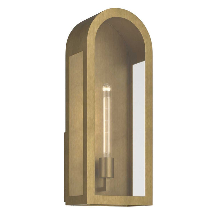 Kichler Canada - 59202NBR - One Light Outdoor Wall Mount - Marea - Natural Brass