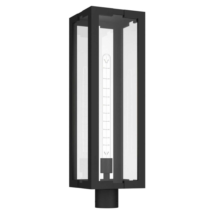 Kichler Canada - 59211BKT - One Light Outdoor Post Lantern - Calen - Textured Black
