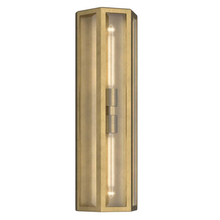 Kichler Canada - 59216NBR - Two Light Outdoor Wall Mount - Berens - Natural Brass