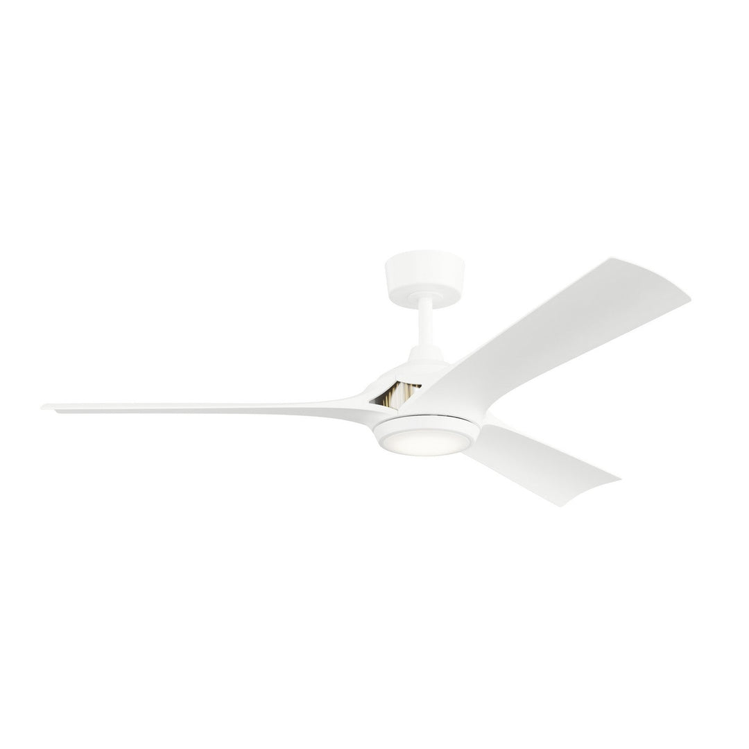 Kichler Canada - 300056-MWH - 56" Ceiling Fan - Veetra - Matte White