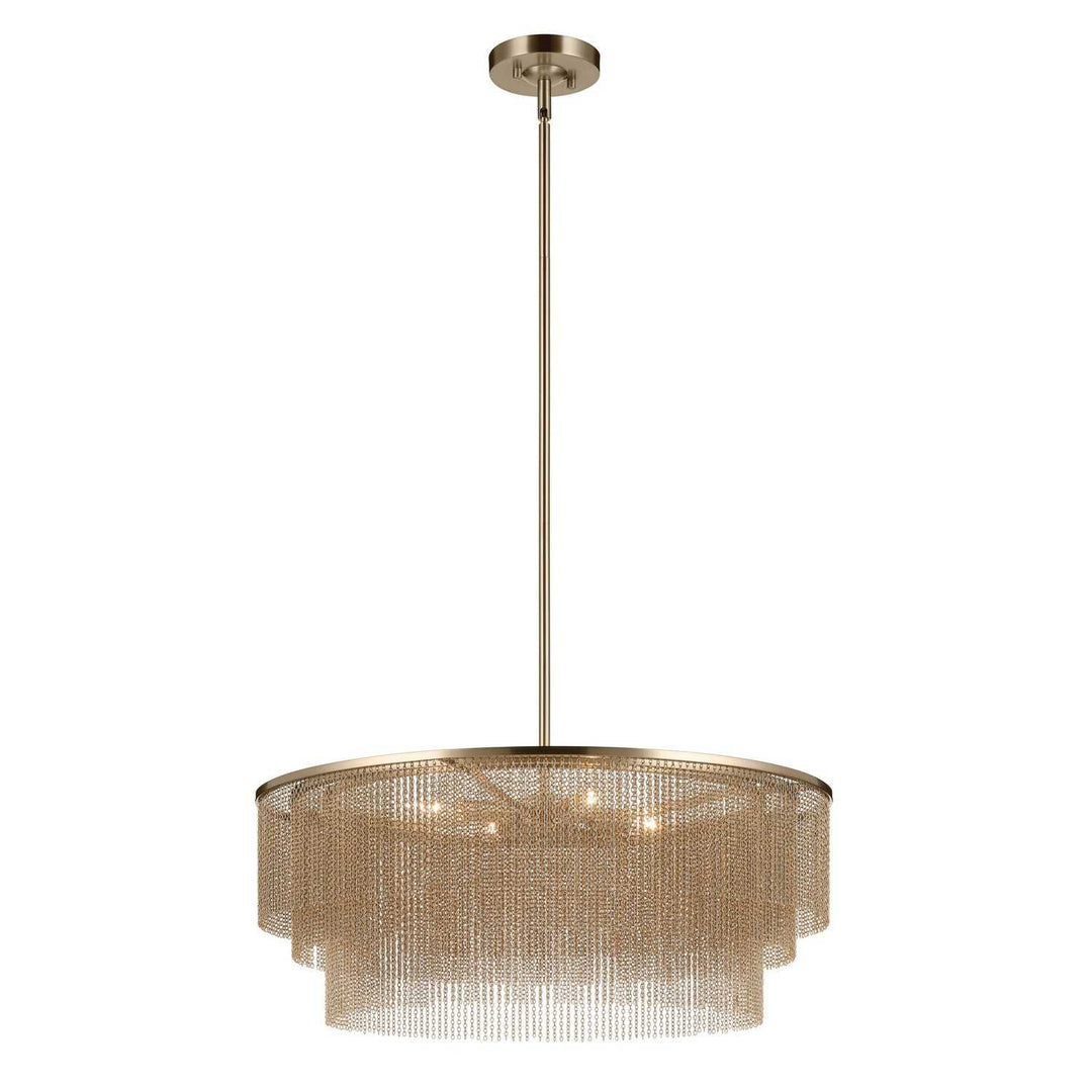 Khaite Four Light Chandelier in Champagne Bronze Kichler Canada