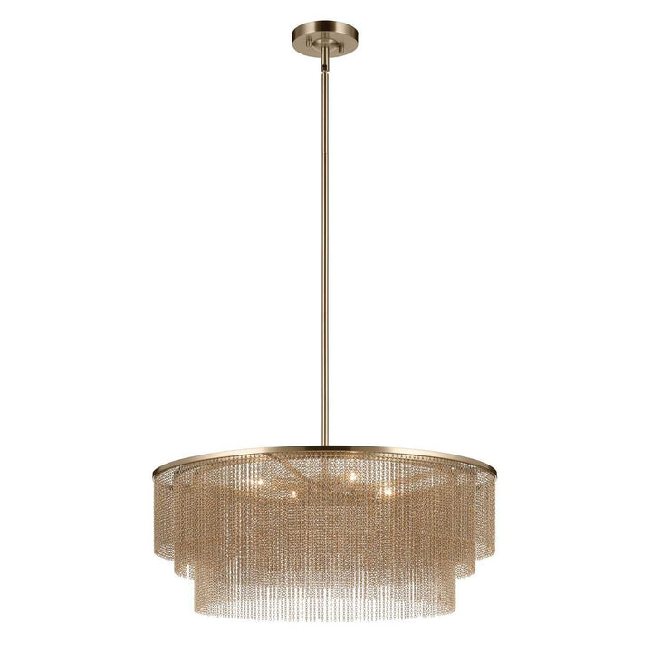 Khaite Four Light Chandelier in Champagne Bronze Kichler Canada