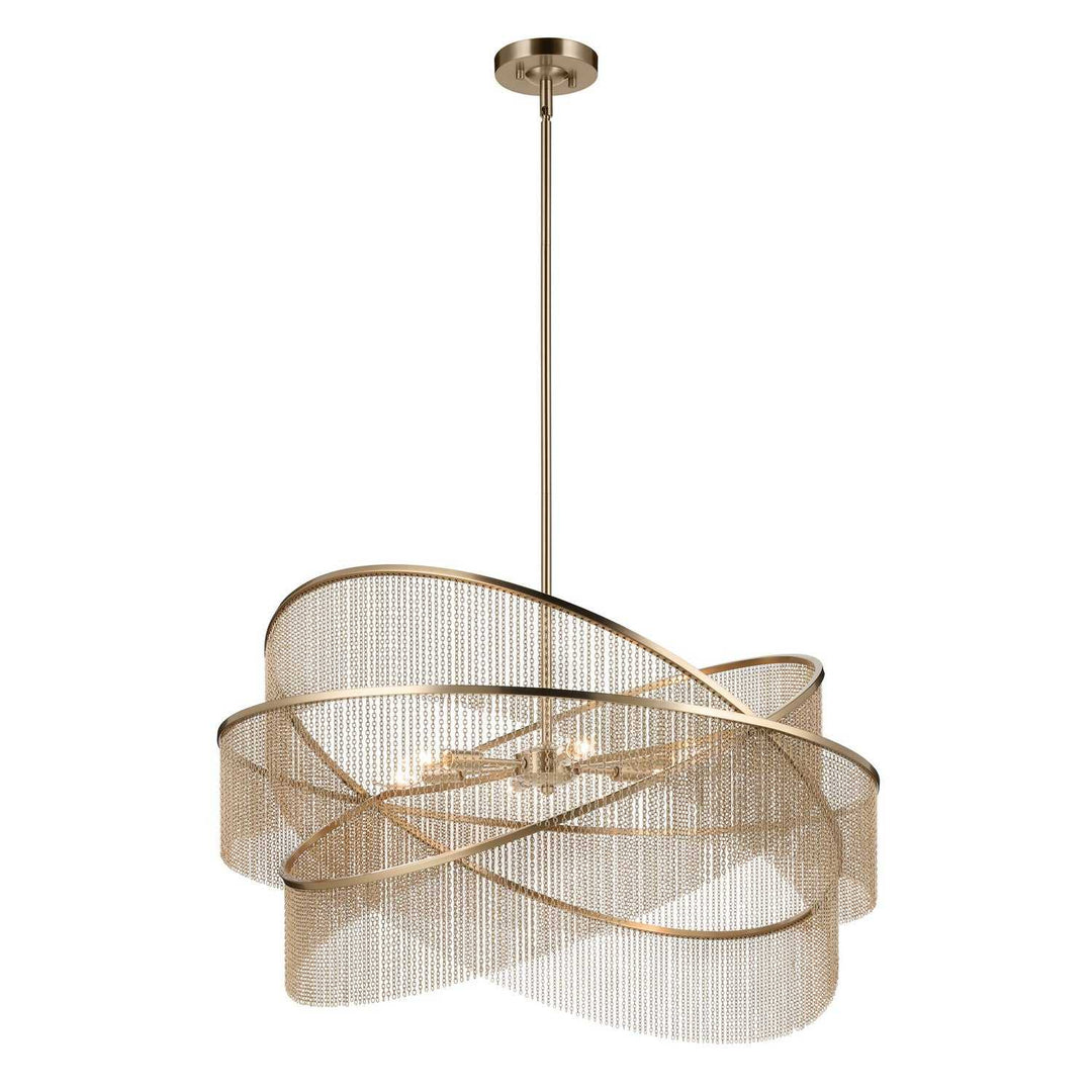 Khaite Six Light Chandelier in Champagne Bronze Kichler Canada