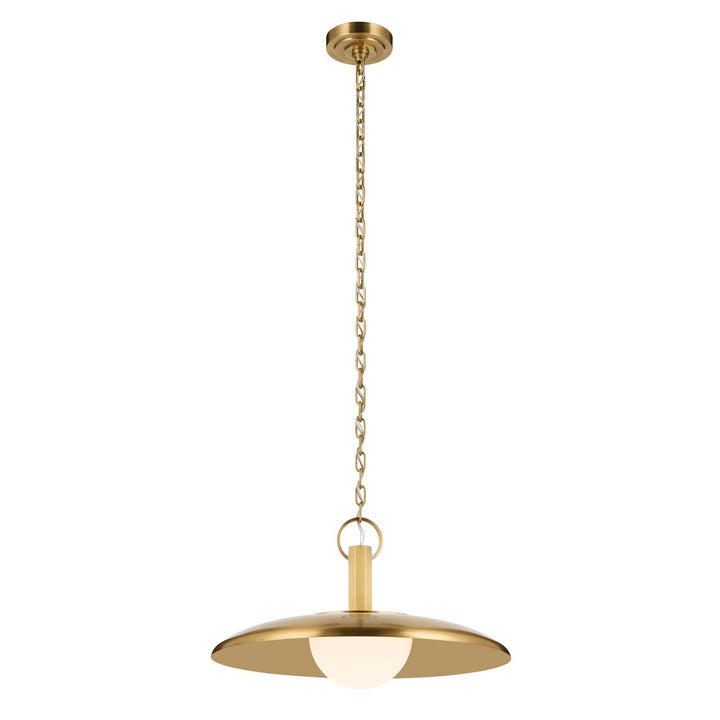 Kurio LED Pendant in Lacquered Brass Kichler Canada