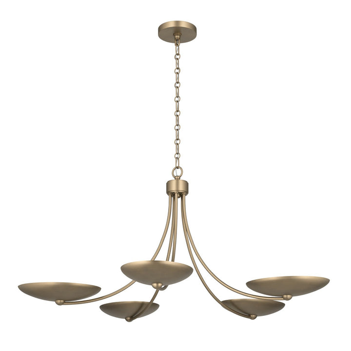 Palmela Five Light Chandelier in Champagne Bronze Kichler Canada