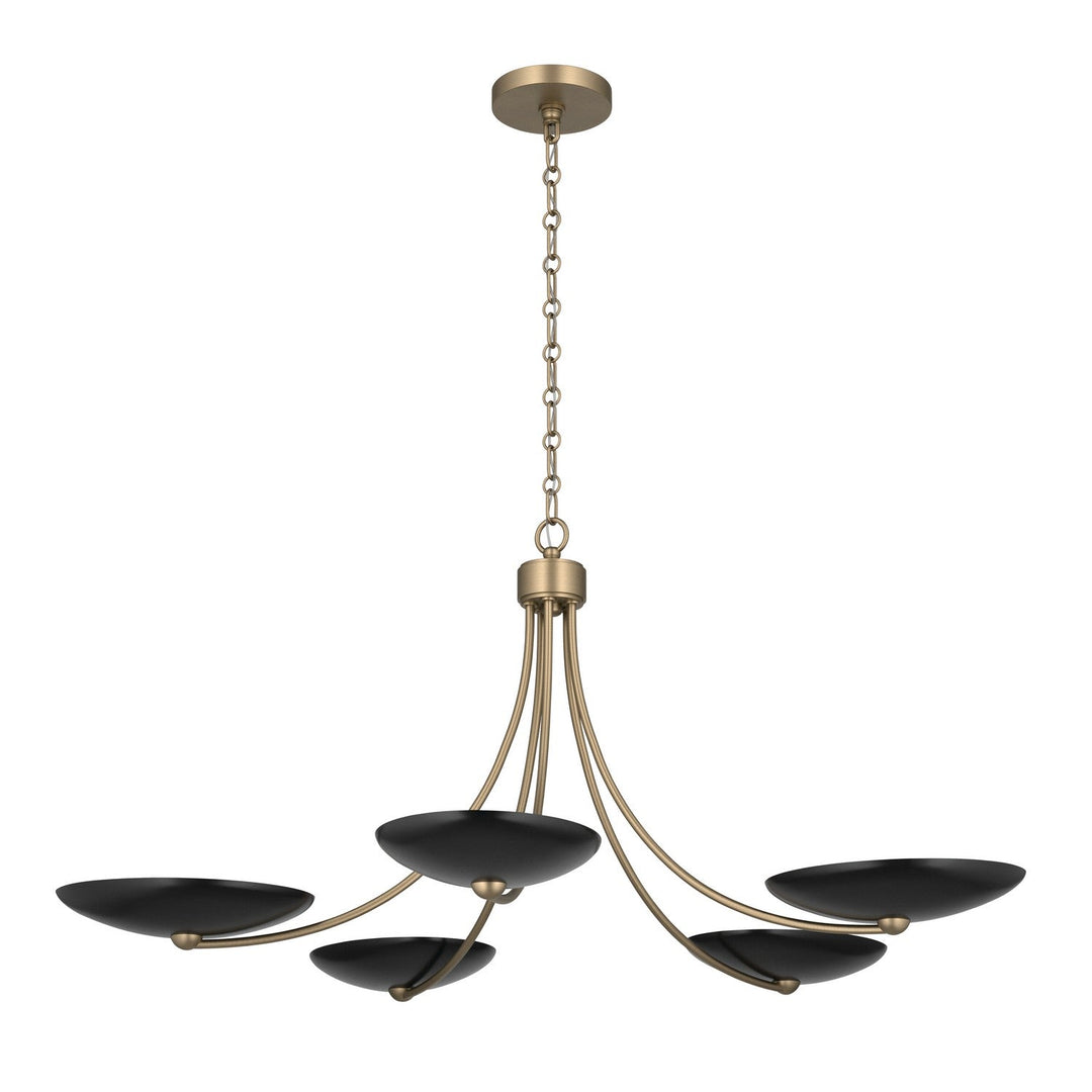 Palmela Five Light Chandelier in Champagne Bronze Kichler Canada