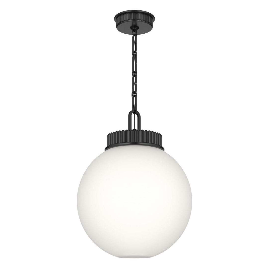 Andorra One Light Pendant in Black Kichler Canada