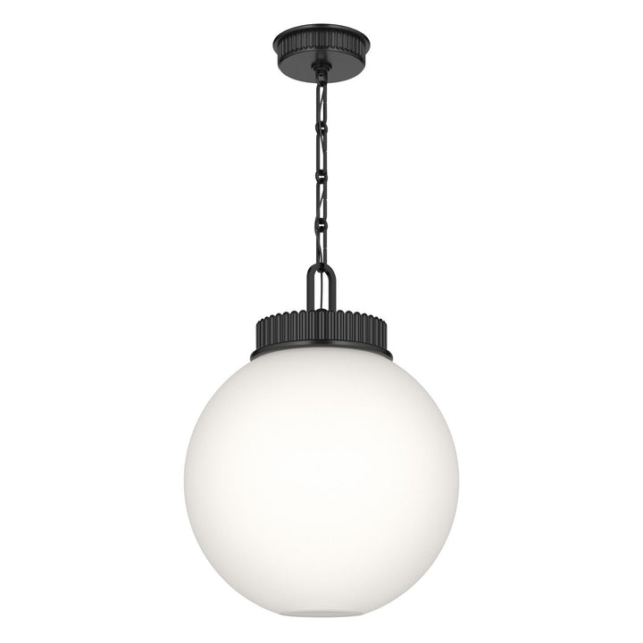 Andorra One Light Pendant in Black Kichler Canada