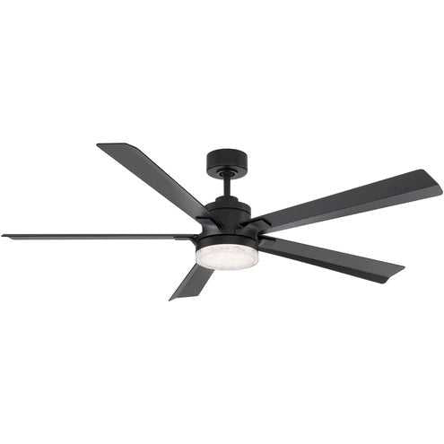 Radiant 64" Ceiling Fan in Matte Black Modern Forms Fans Canada