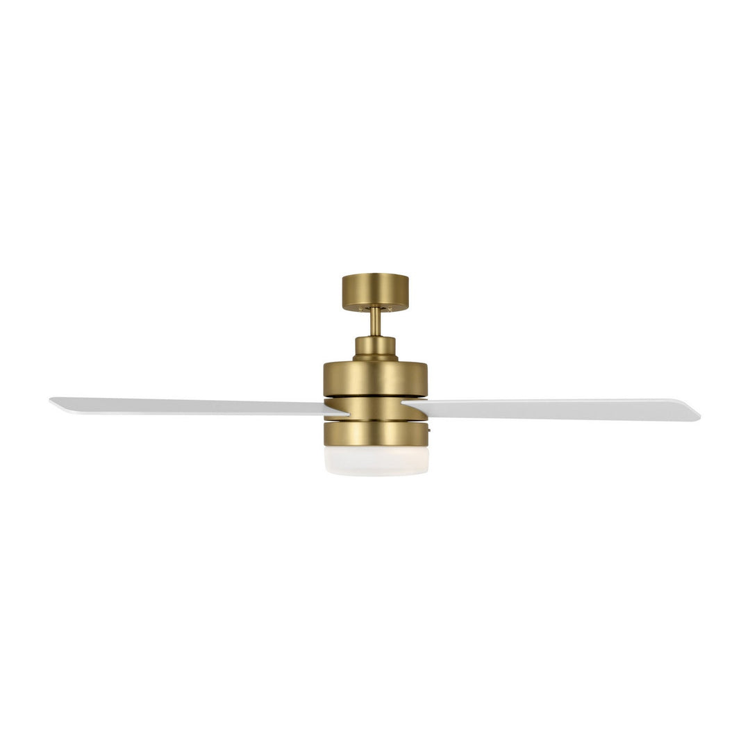 Era 52 LED 52" Ceiling Fan in Burnished Brass Generation Lighting Canada