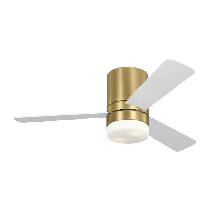 Era 44 Hugger LED 44" Ceiling Fan in Burnished Brass Generation Lighting Canada
