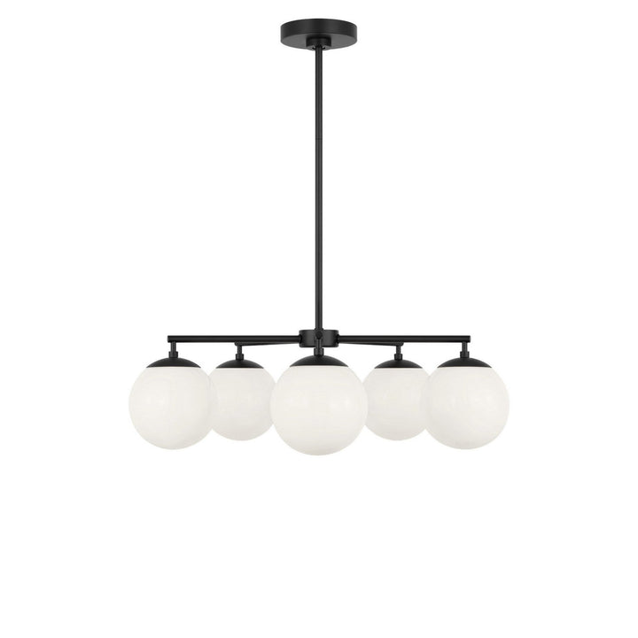 Nube Five Light Chandelier in Midnight Black Generation Lighting Canada