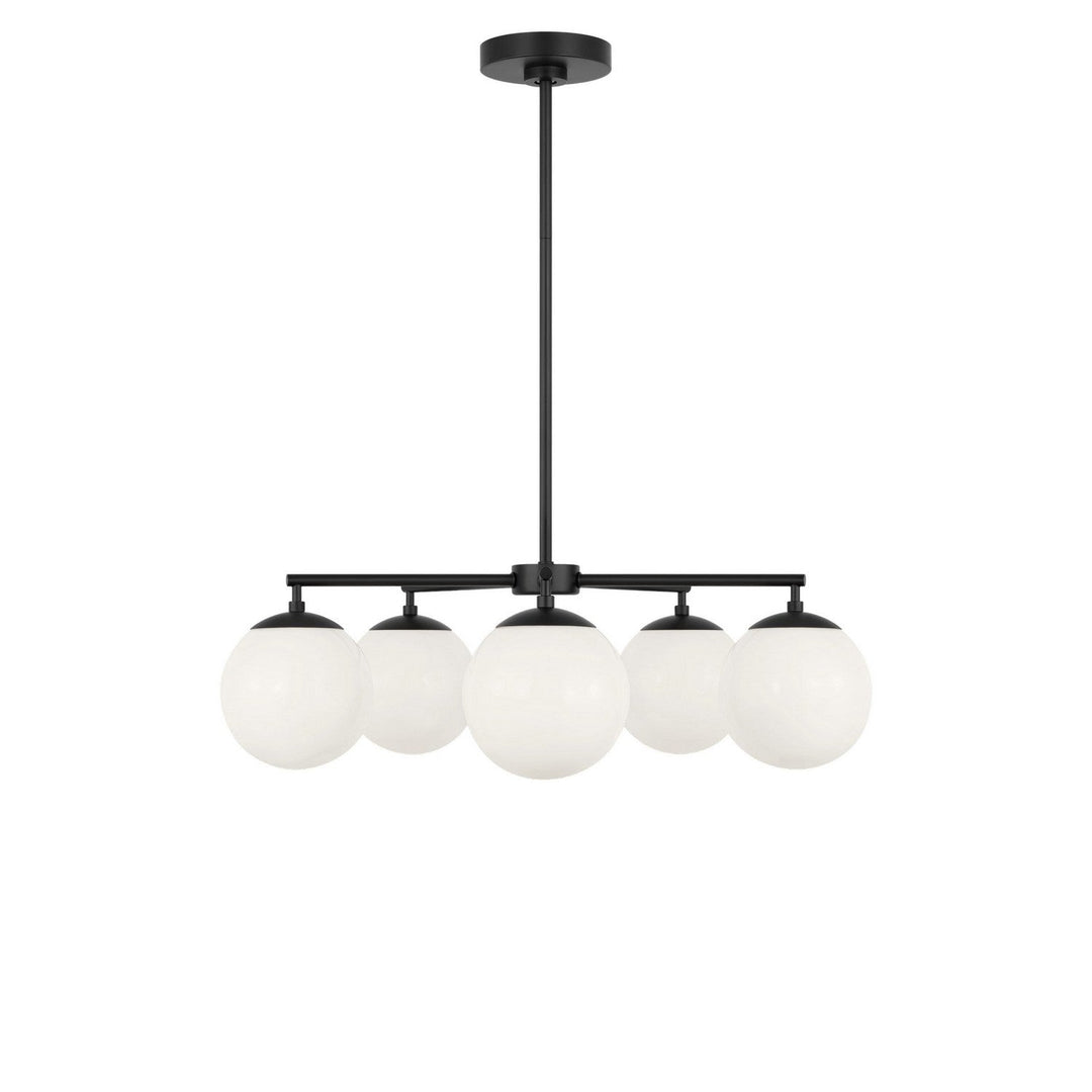 Nube Five Light Chandelier in Midnight Black Generation Lighting Canada