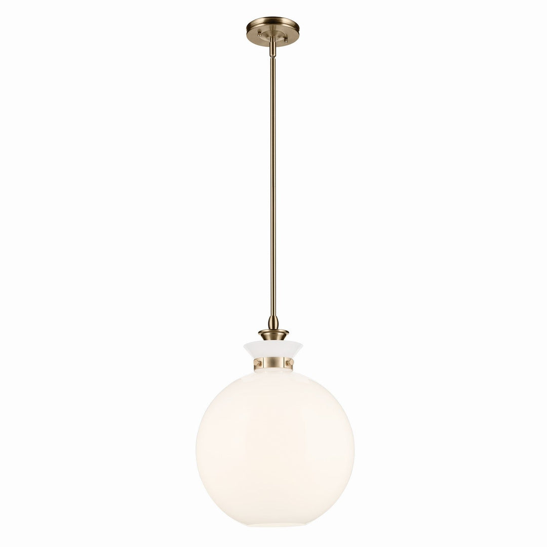 Laria One Light Pendant in Champagne Bronze Kichler Canada
