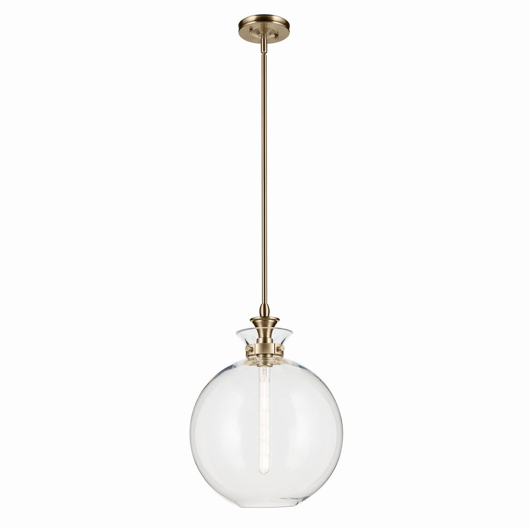Laria One Light Pendant in Champagne Bronze Kichler Canada