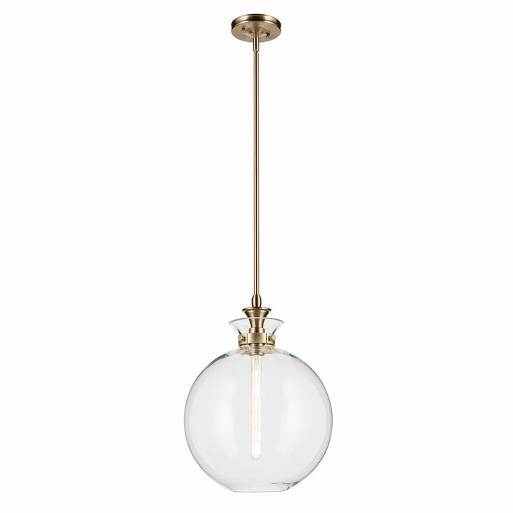 Laria One Light Pendant in Champagne Bronze Kichler Canada