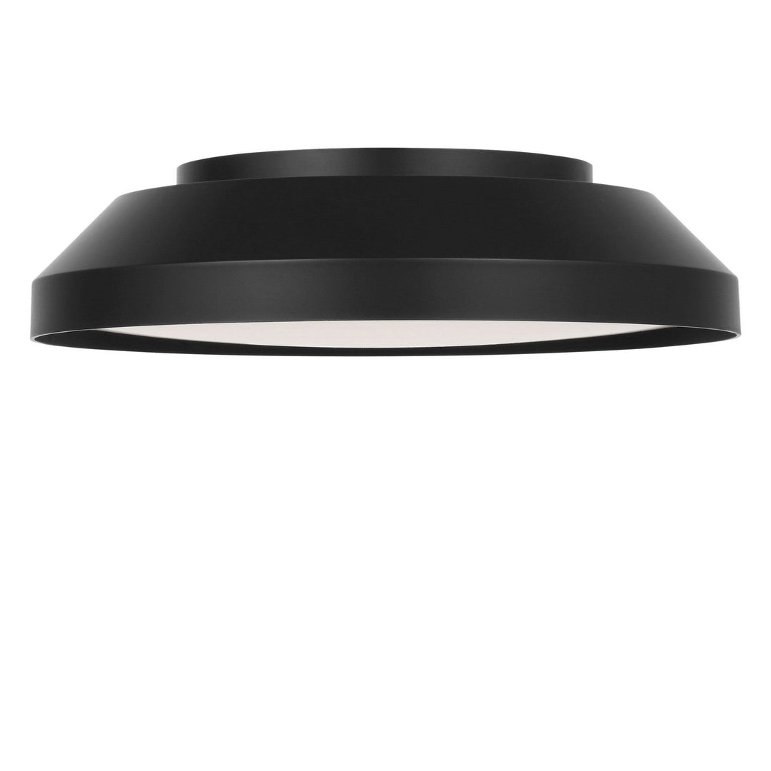 Nevado LED Flush Mount in Midnight Black Generation Lighting Canada