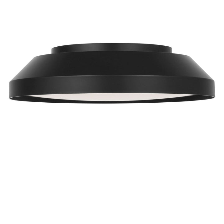 Nevado LED Flush Mount in Midnight Black Generation Lighting Canada