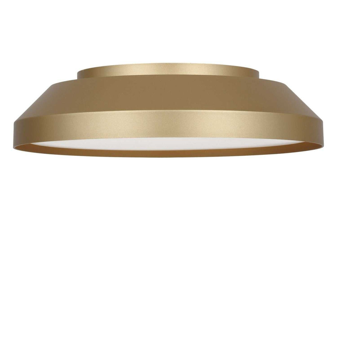 Nevado LED Flush Mount in Satin Brass Generation Lighting Canada