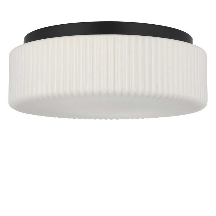 Axira Two Light Flush Mount in Midnight Black Generation Lighting Canada