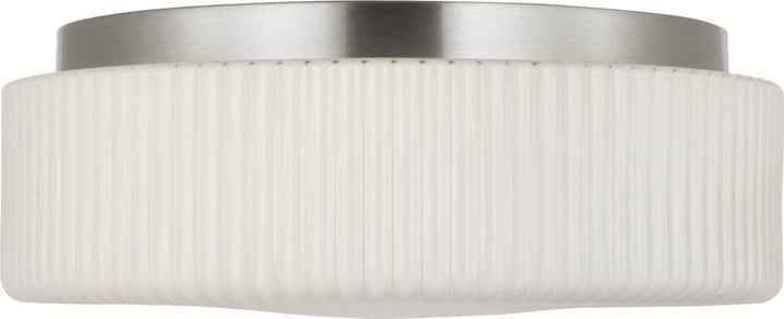Axira Two Light Flush Mount in Brushed Nickel Generation Lighting Canada