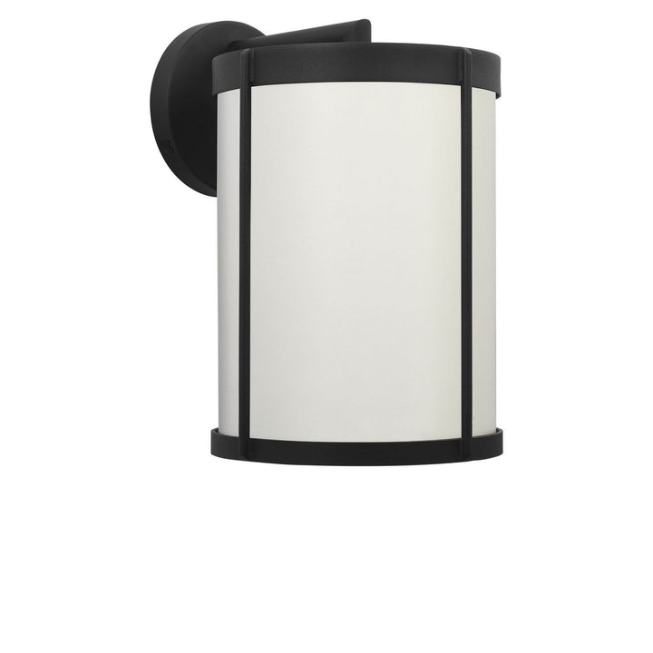 Luning One Light Lantern in Textured Black Generation Lighting Canada