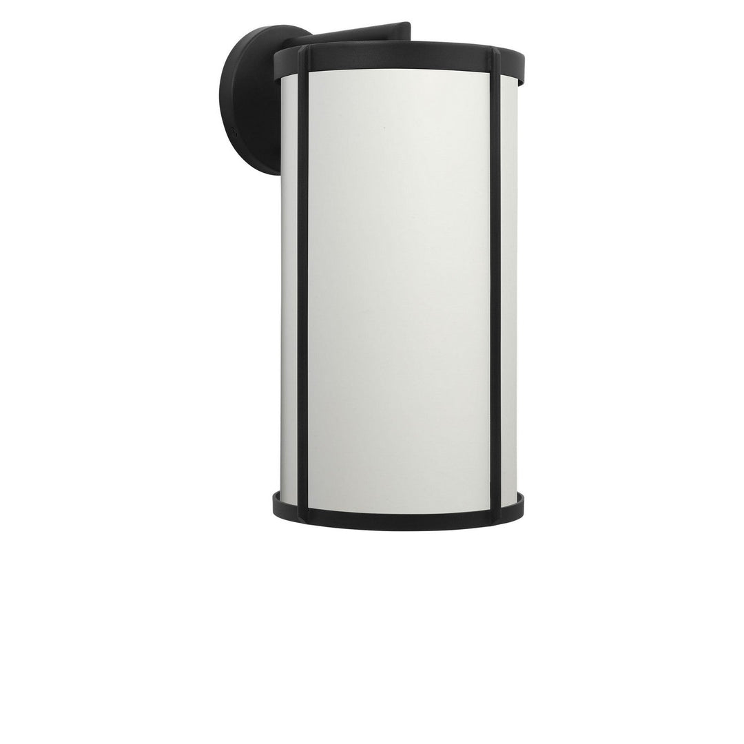 Luning One Light Lantern in Textured Black Generation Lighting Canada