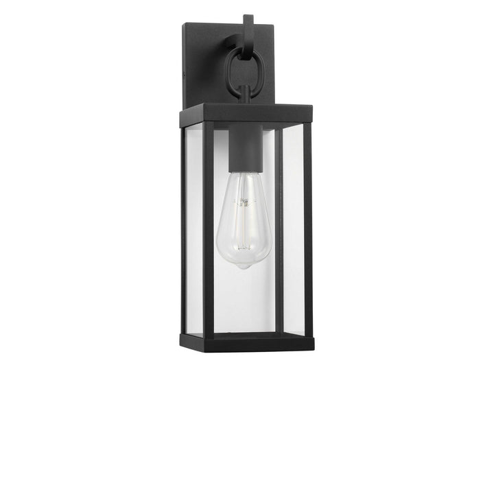 Rox One Light Lantern in Textured Black Generation Lighting Canada