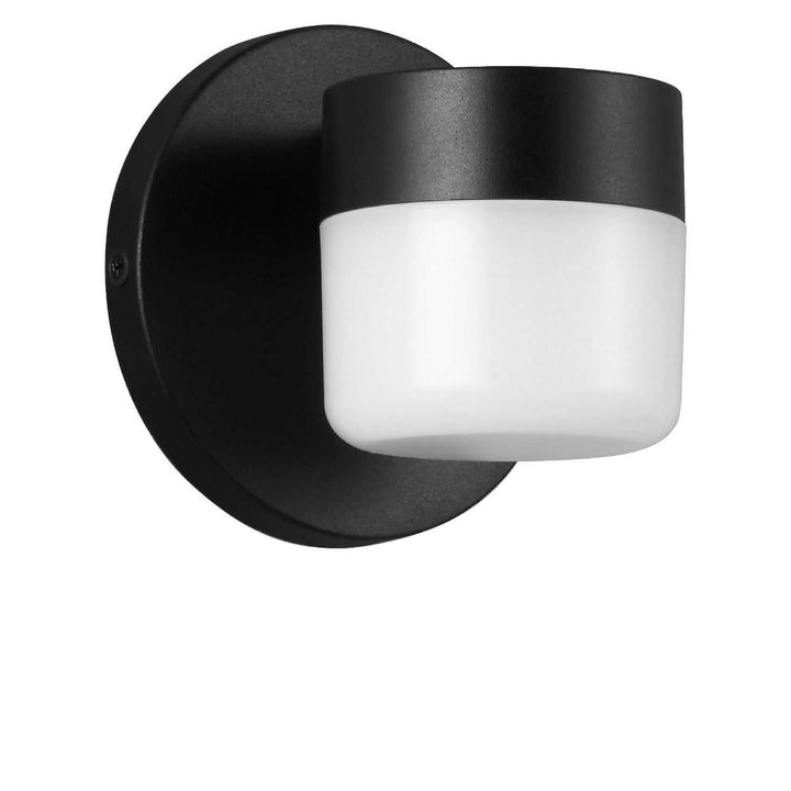 Kinwood LED Outdoor Wall Lantern in Textured Black Generation Lighting Canada