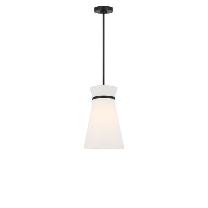 Fynn One Light Pendant in Midnight Black Generation Lighting Canada