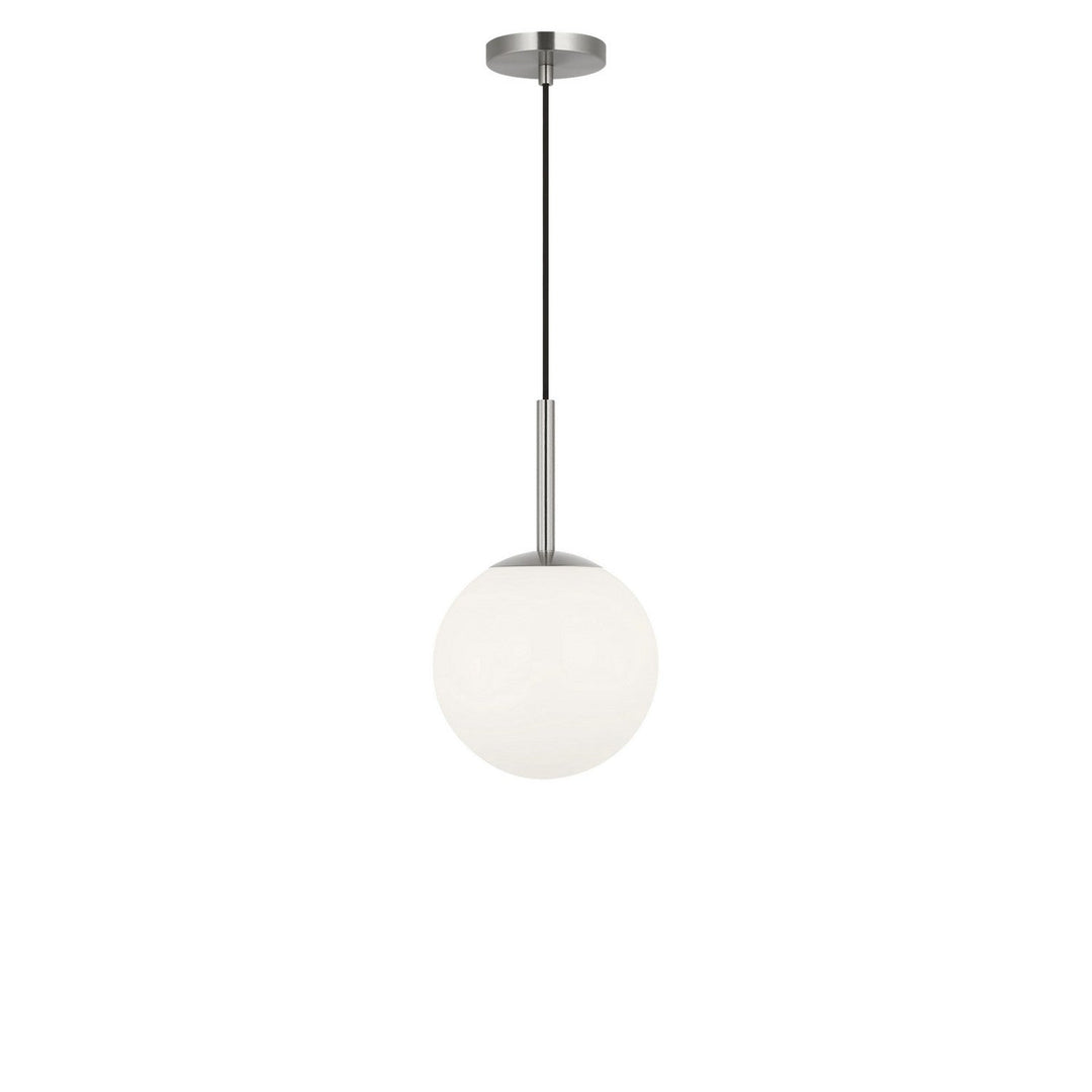 Nube One Light Pendant in Brushed Nickel Generation Lighting Canada