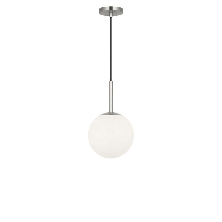 Nube One Light Pendant in Brushed Nickel Generation Lighting Canada