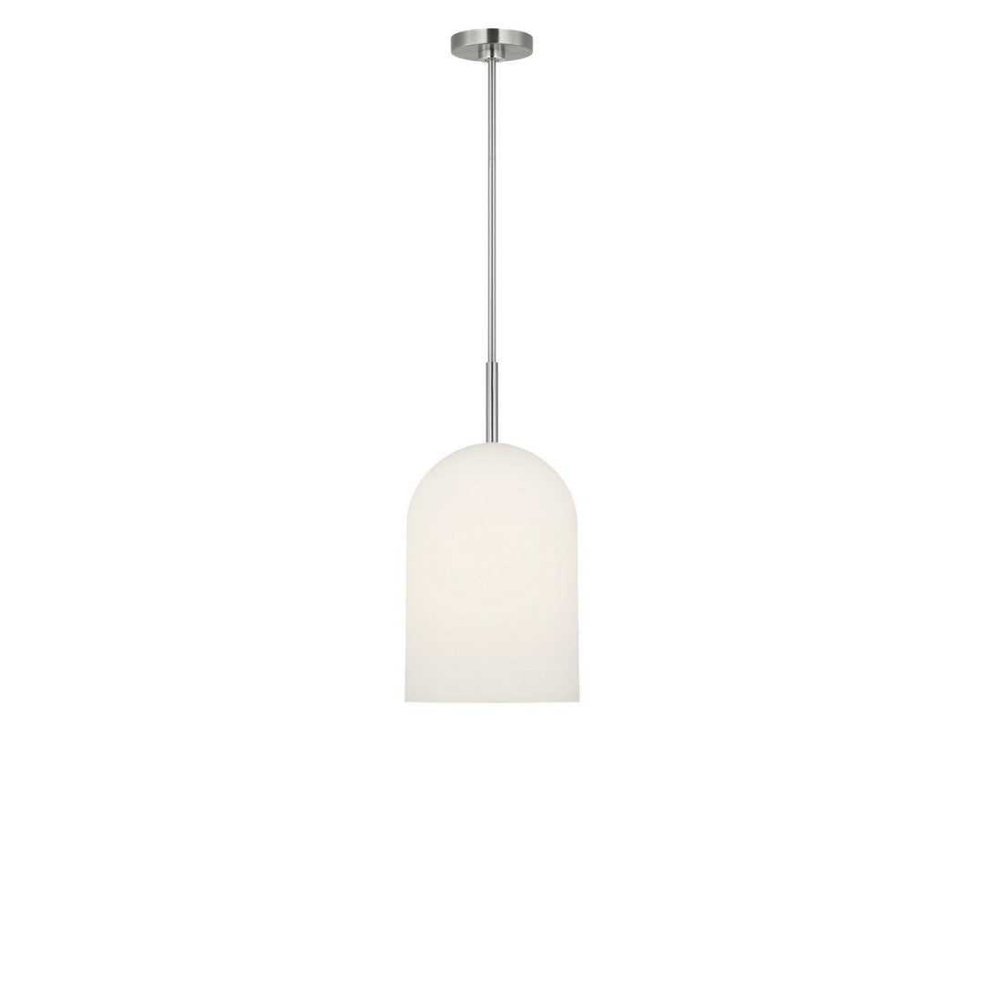 Neblina One Light Pendant in Brushed Nickel Generation Lighting Canada