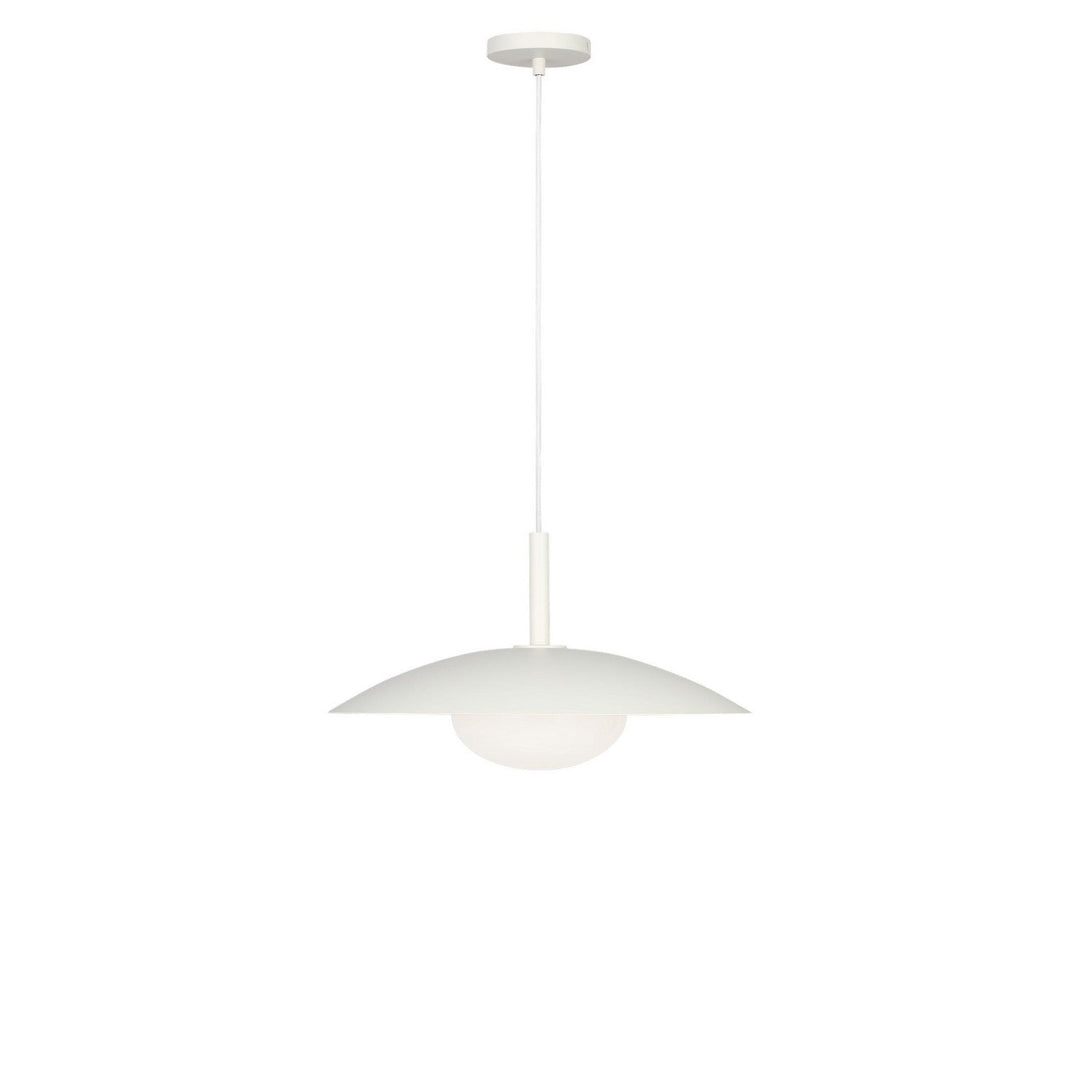 Mont One Light Pendant in Matte White Generation Lighting Canada