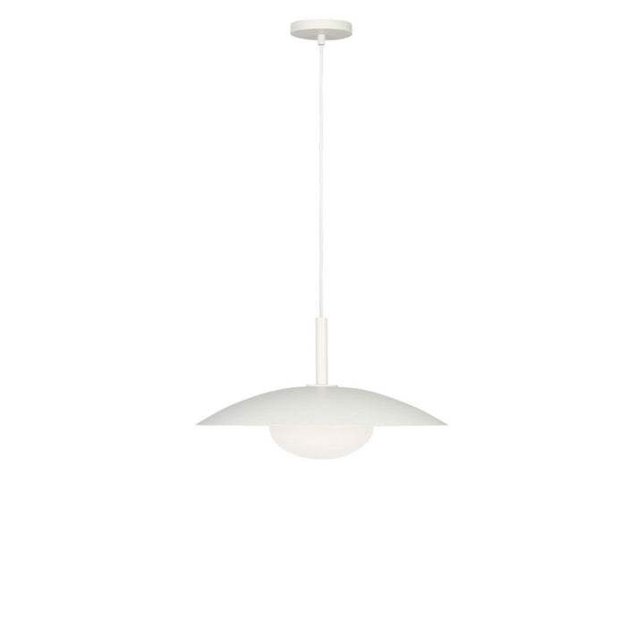 Mont One Light Pendant in Matte White Generation Lighting Canada