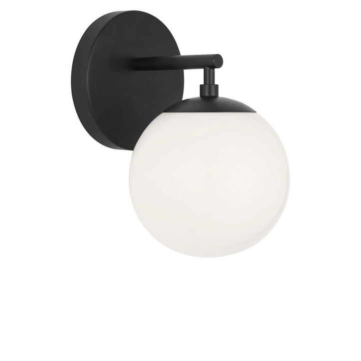 Nube One Light Vanity in Midnight Black Generation Lighting Canada