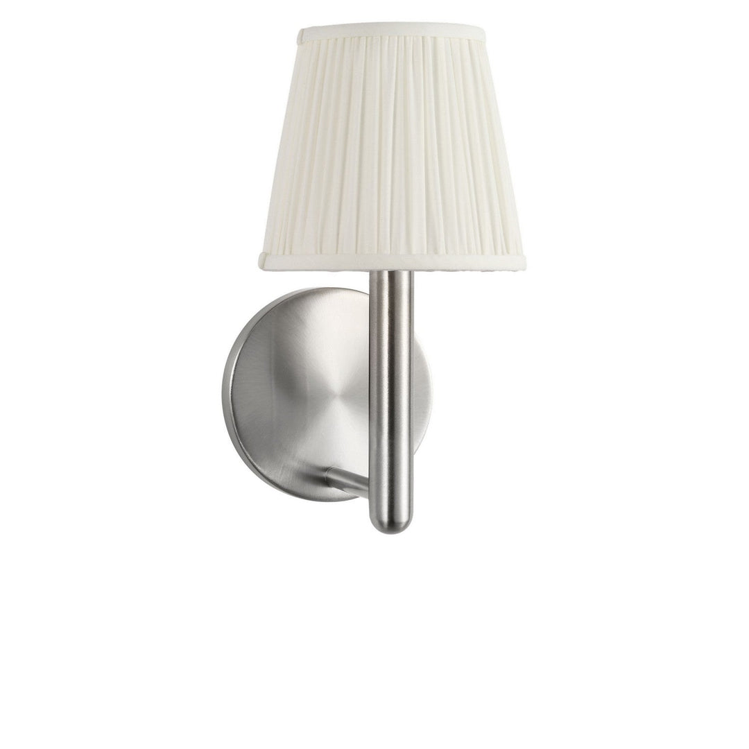 Vilera One Light Wall Sconce in Brushed Nickel Generation Lighting Canada