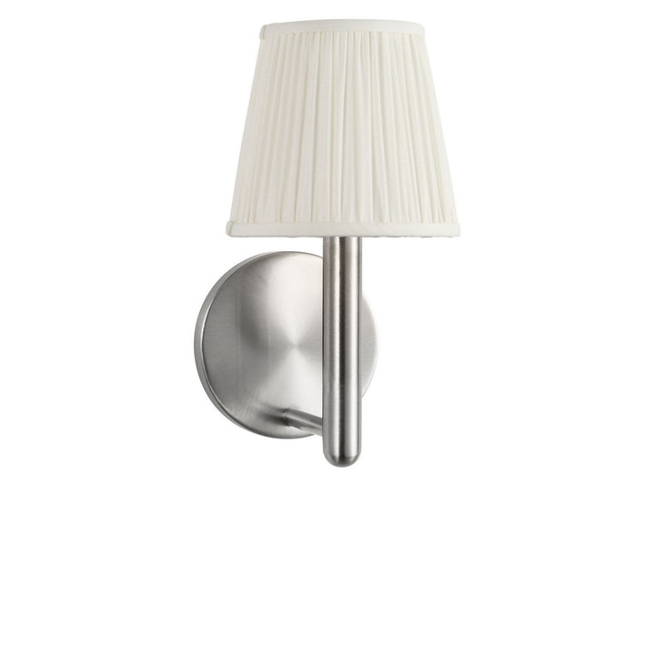 Vilera One Light Wall Sconce in Brushed Nickel Generation Lighting Canada