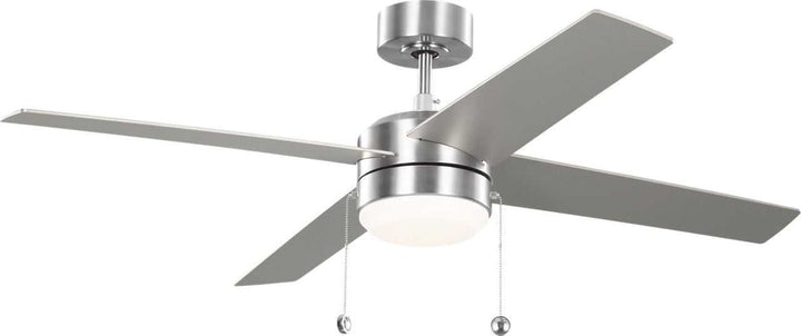 Loni 52" Ceiling Fan in Brushed Steel Generation Lighting Canada