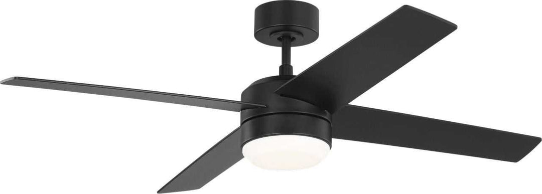 Loni 52" Ceiling Fan in Midnight Black Generation Lighting Canada