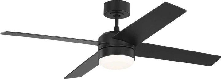 Loni 52" Ceiling Fan in Midnight Black Generation Lighting Canada