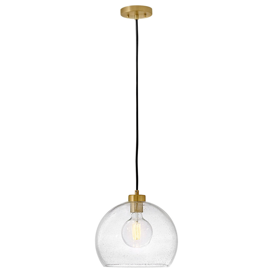 Rumi LED Pendant in Lacquered Brass Lark Canada
