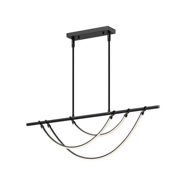 Aryas LED Linear Pendant in Urban Bronze Alora Canada