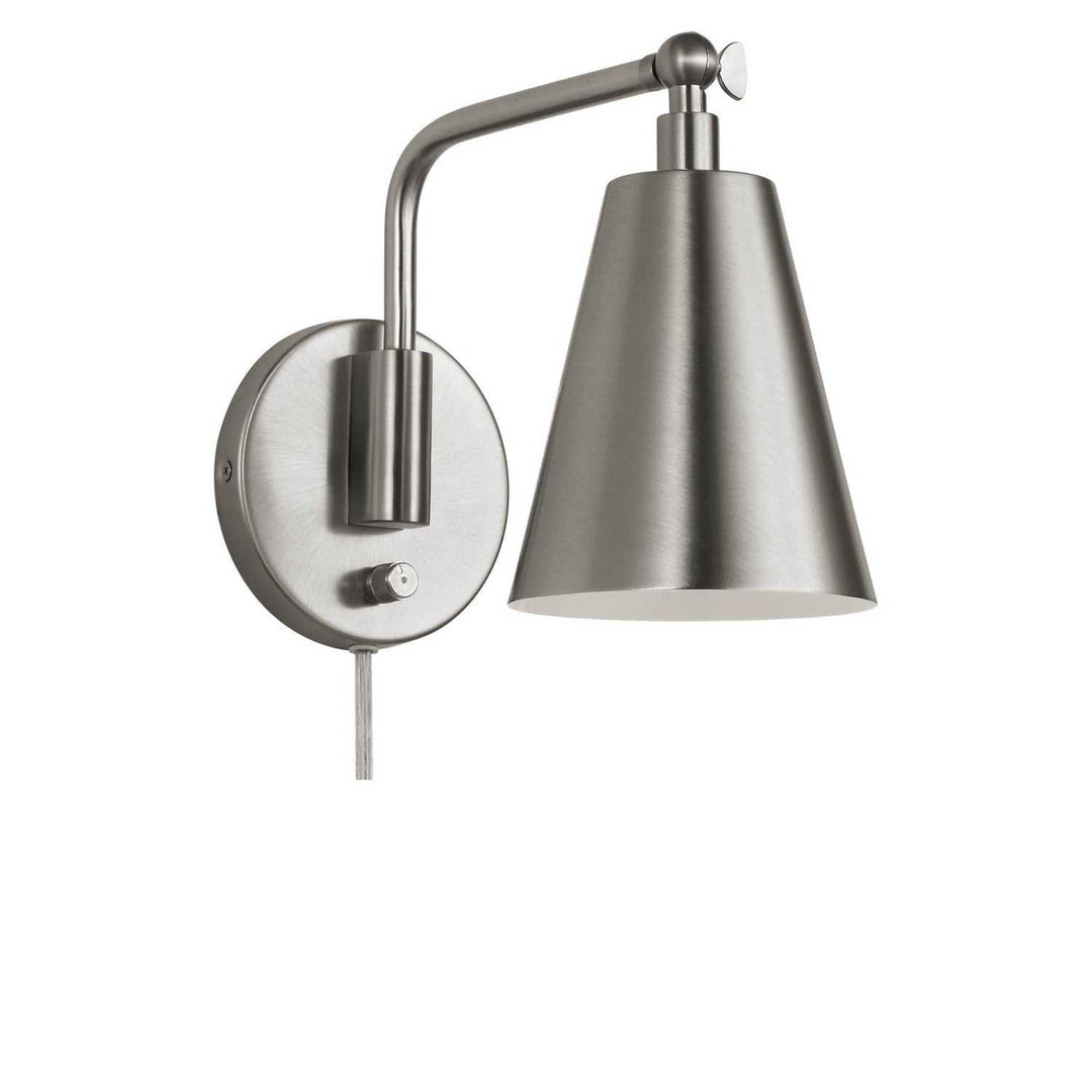 Drae One Light Wall Sconce in Burnished Brass Generation Lighting Canada